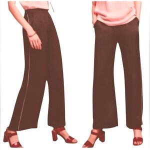 ARITZIA WILFRED SILKY WIDE LEG PANTS 4